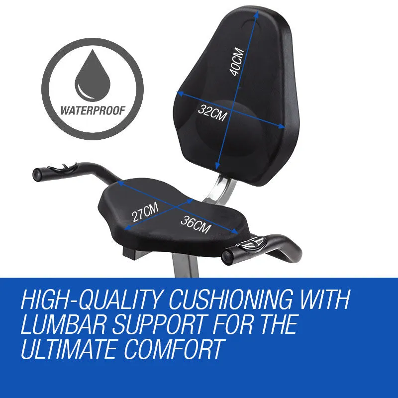 Low-Impact Magnetic Recumbent Exercise Bike with LCD Display