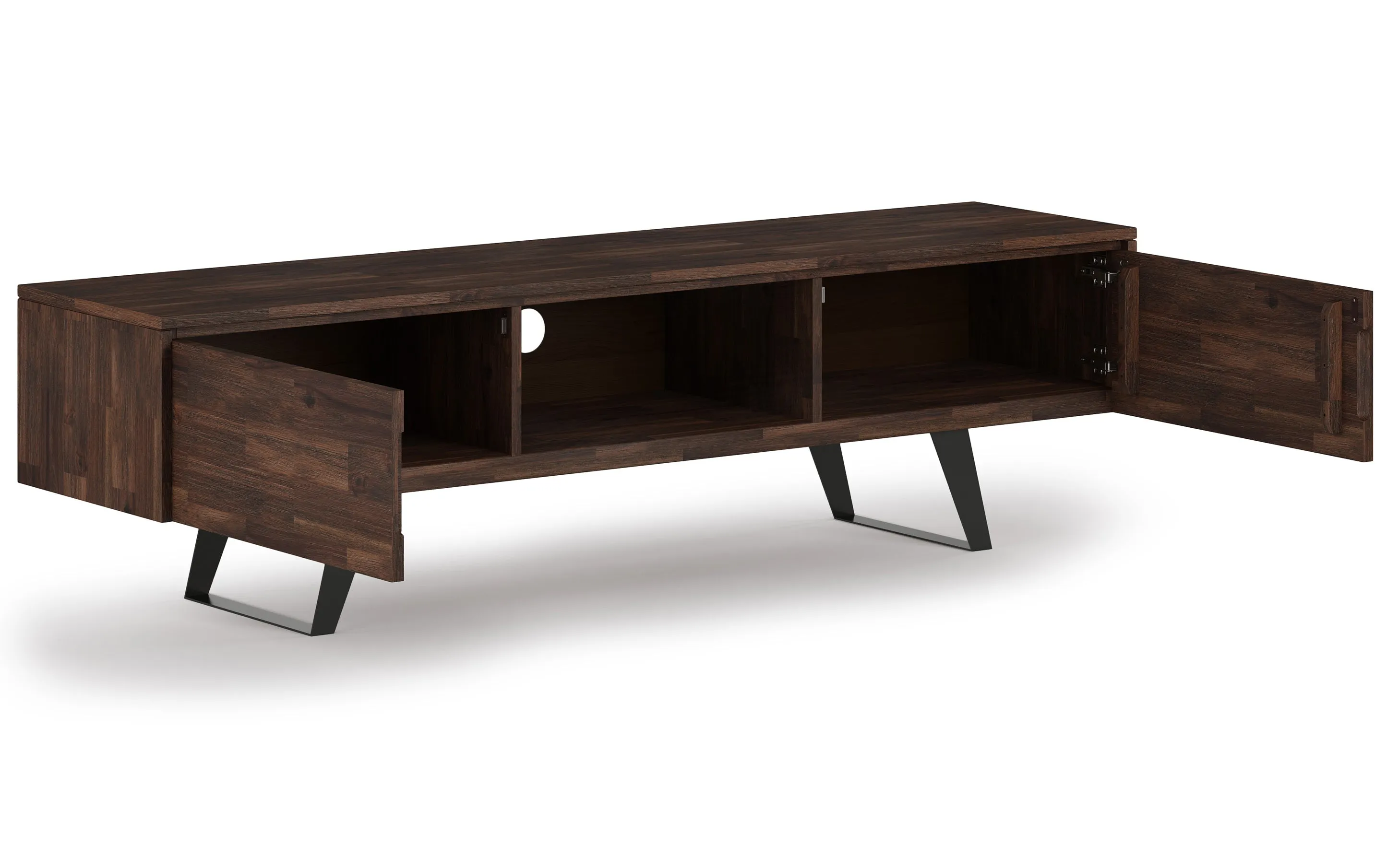 Lowry 72 inch TV Media Stand in Acacia