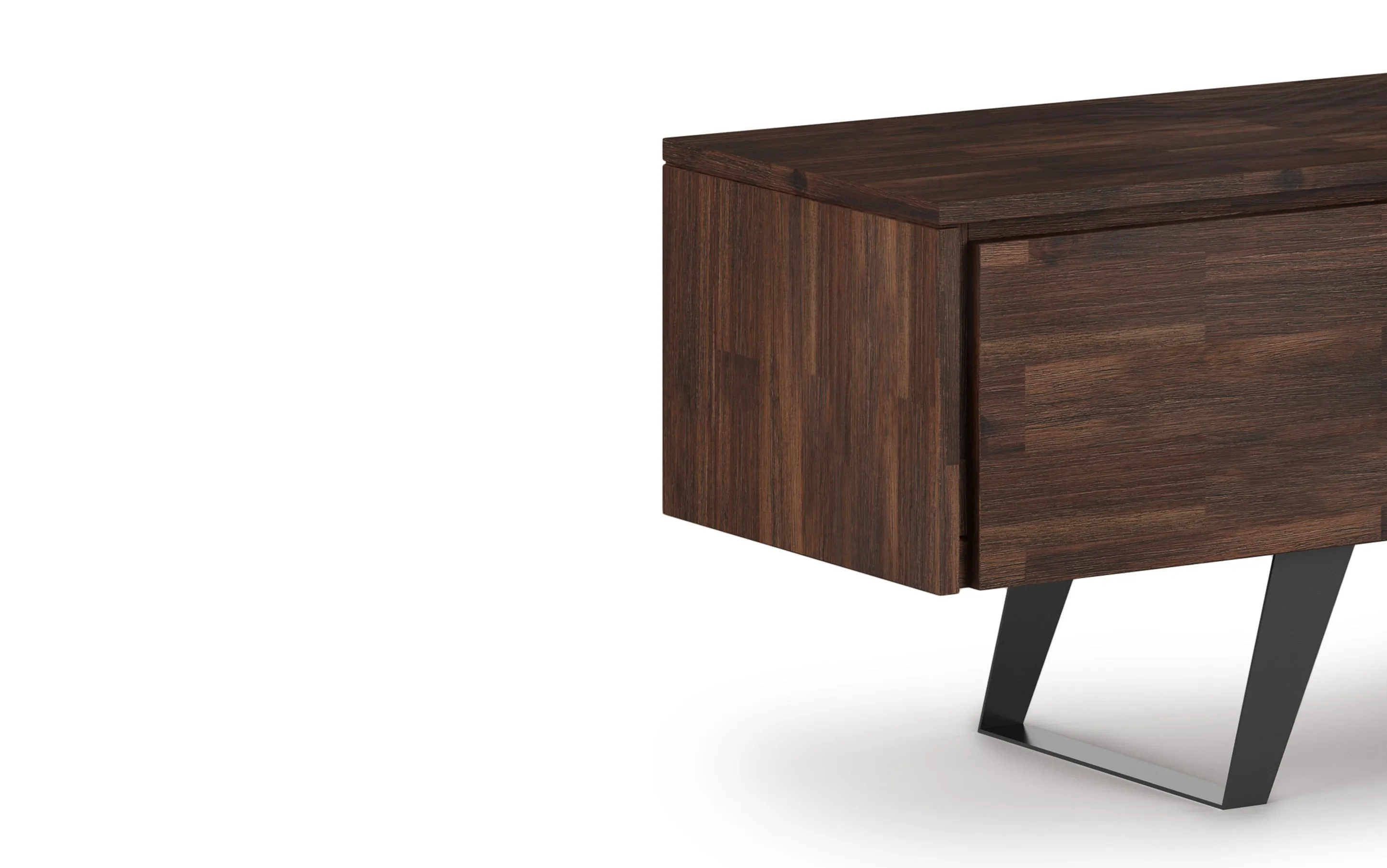 Lowry 72 inch TV Media Stand in Acacia