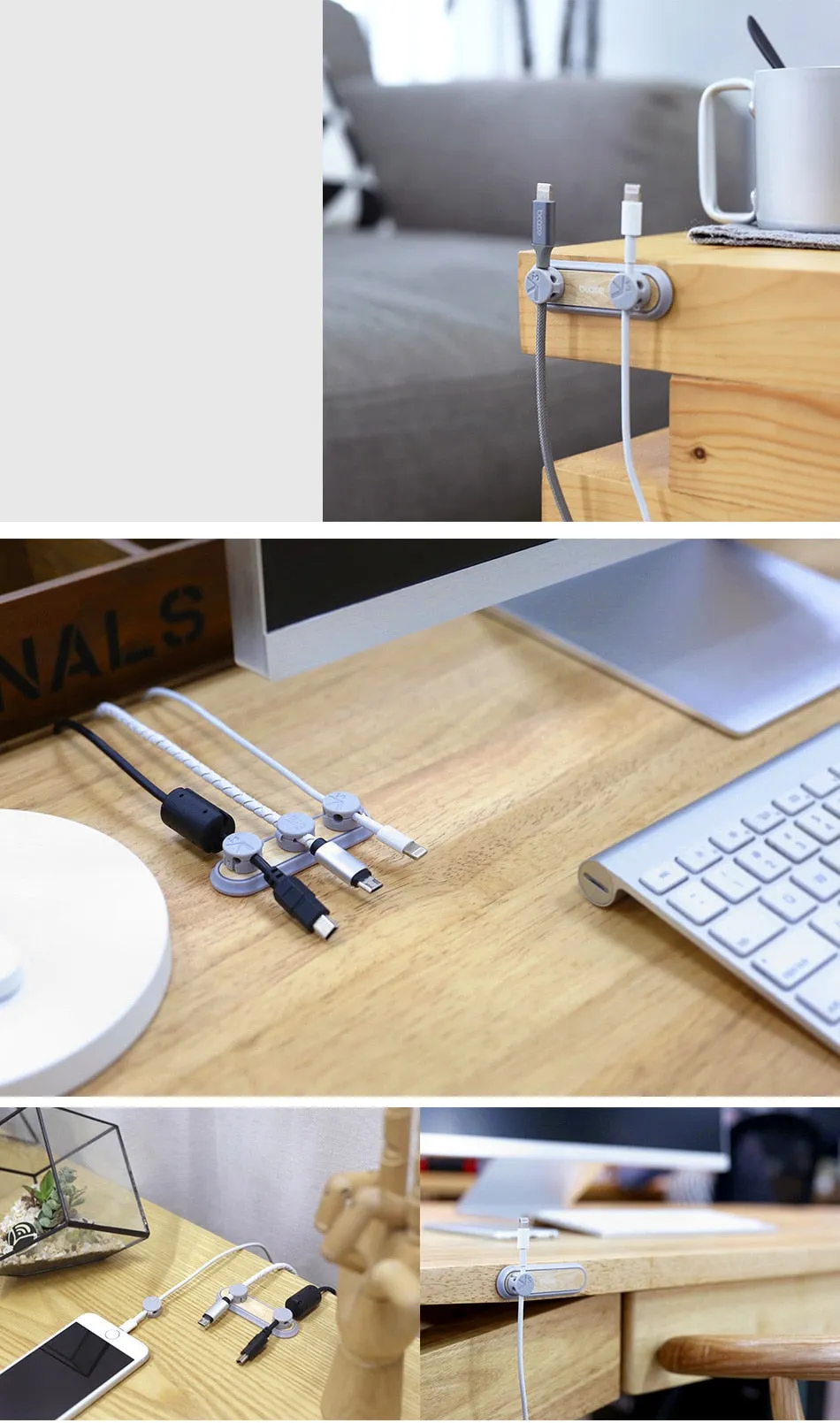 Magnetic Easy Cable Organizer Holder