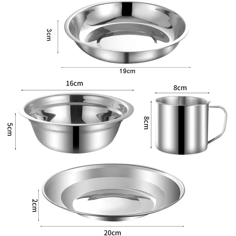 Mess Kit for Camping, Hiking and Backpacking