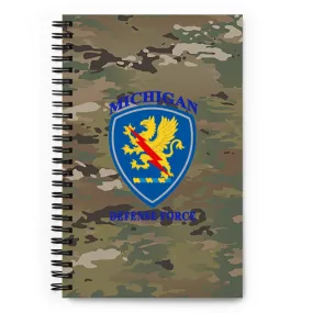 Michigan Defense Force Spiral Notebook