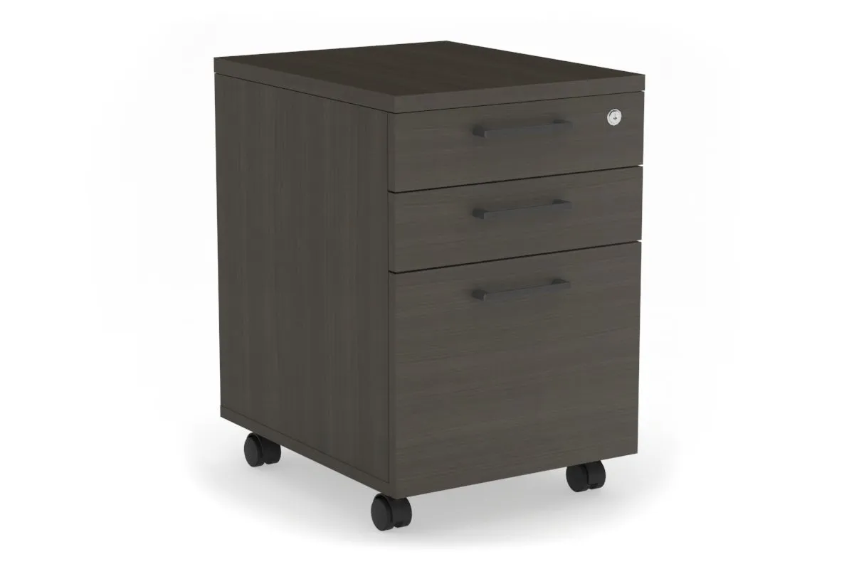 Mobile Pedestal with Lockable Filing Drawers Laminate