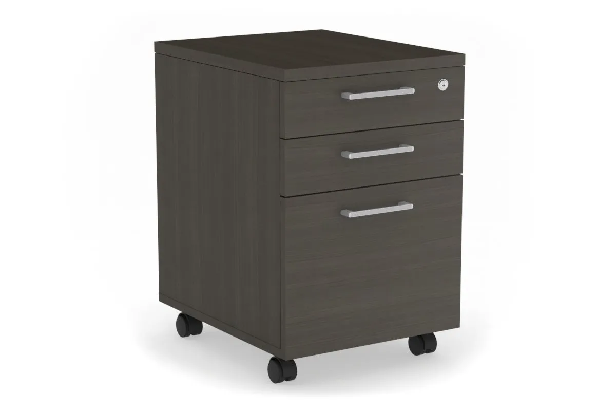 Mobile Pedestal with Lockable Filing Drawers Laminate