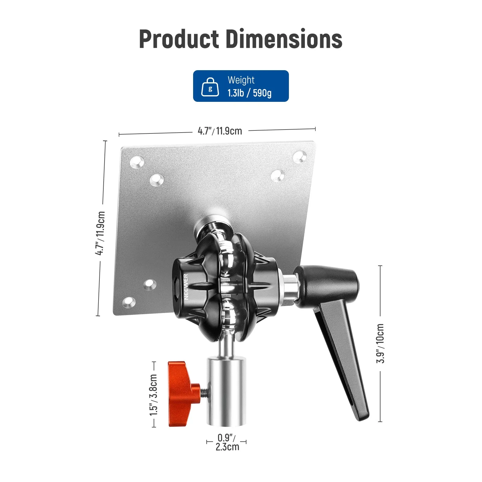 NEEWER MA001/MA003 Monitor Mount Adapter with VESA Mount