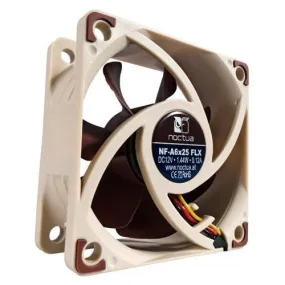 Noctua Quiet Computer Cooling 60x60x25mm Fan NF-A6x25 FLX