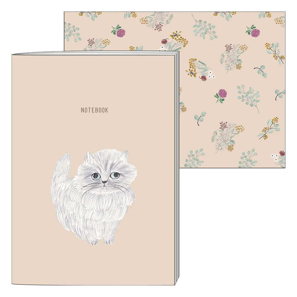 Notebook A5 - Cat Beige