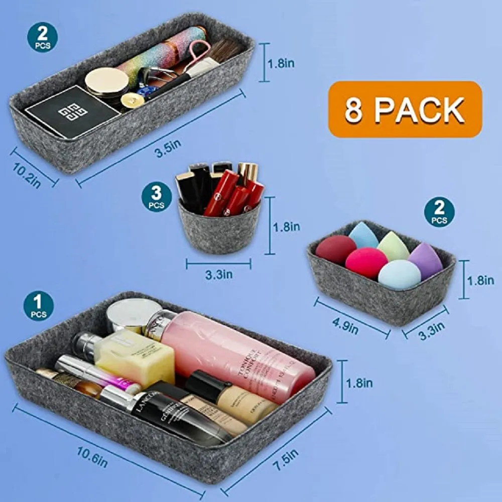 Nuvita Felt Organizer Junk Drawer Organizer Bins