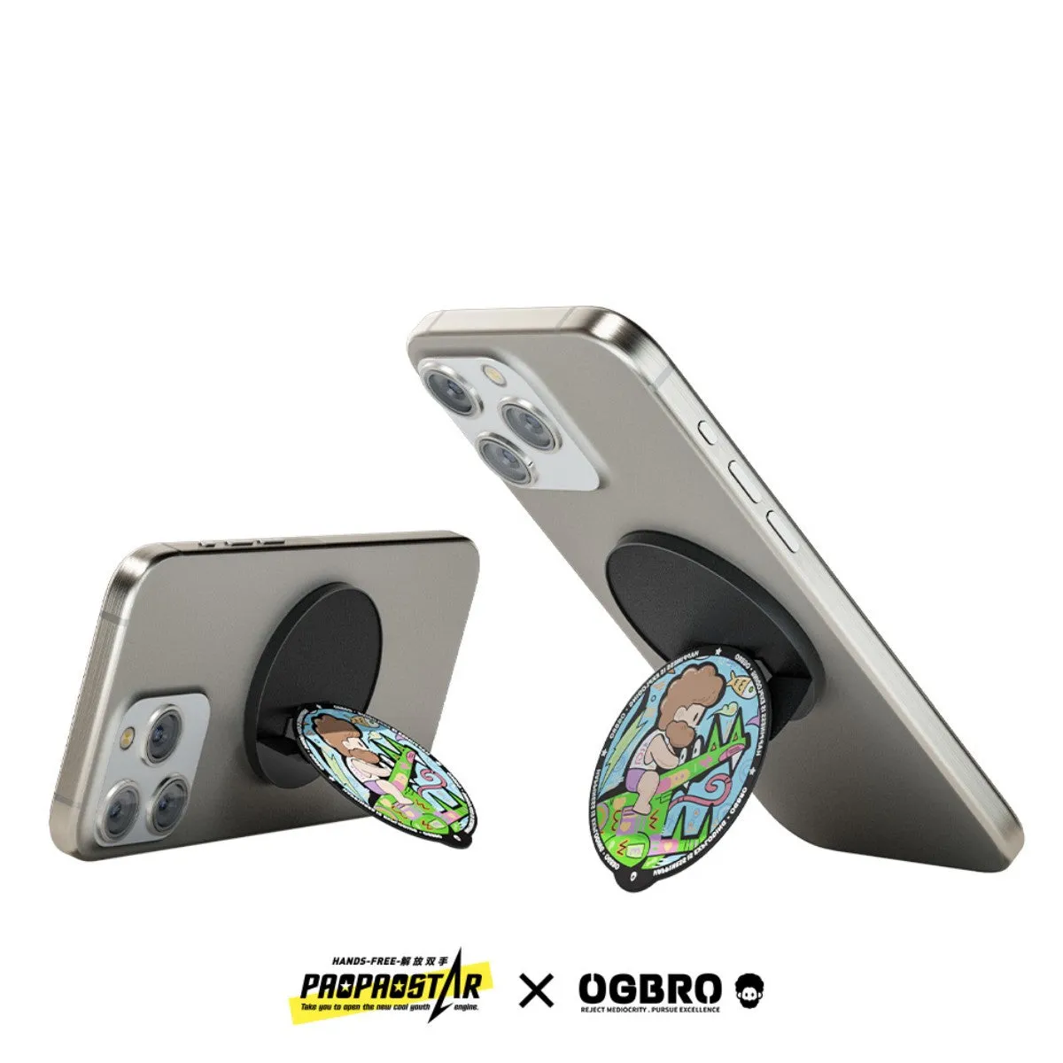 Paopaostar Multifunction Magnetic Phone Grip