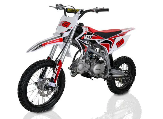 Pentora MZK 125cc Manual Trans, Wet Multi Plate Clutch, 33-inch Seat height, Kick start, CA Legal