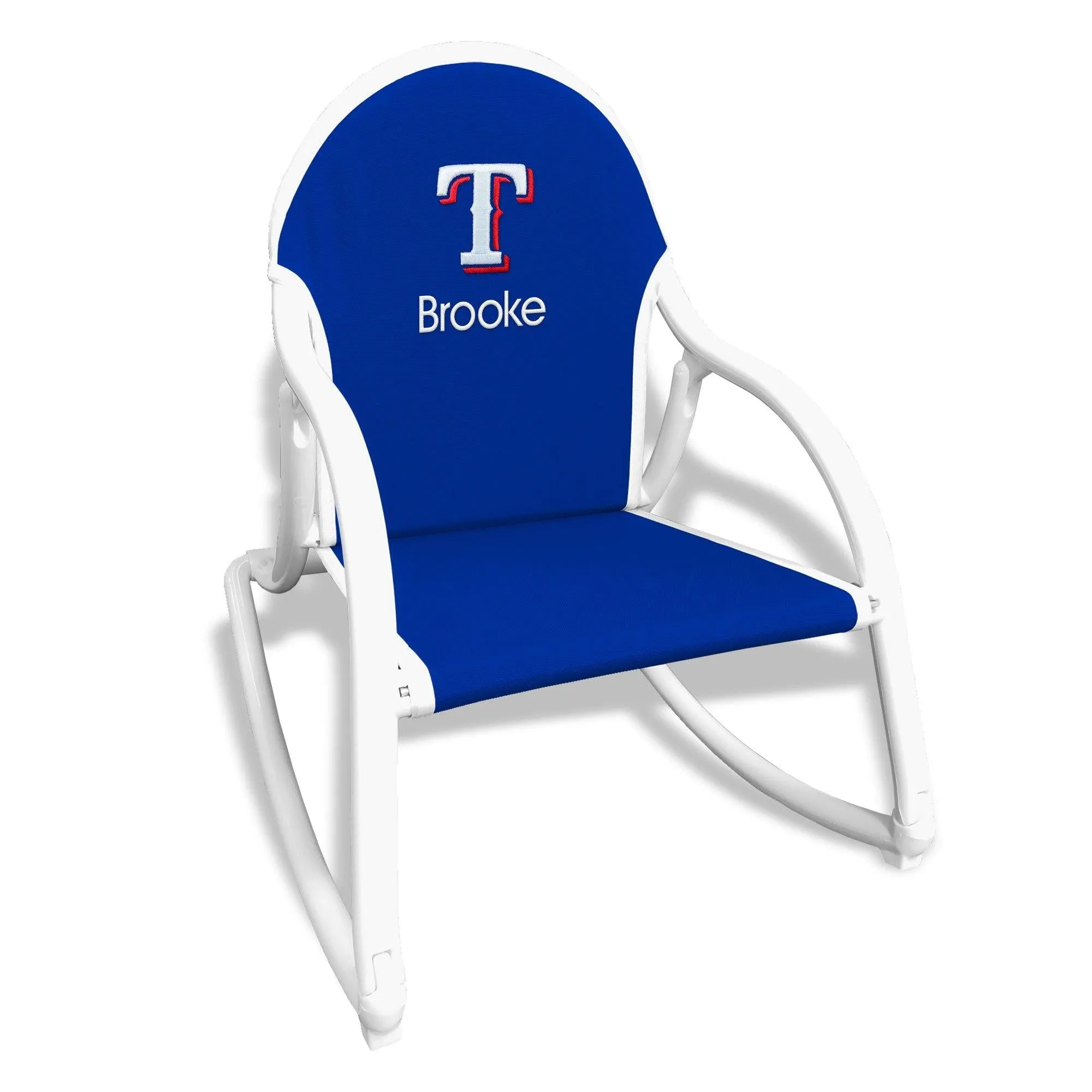 Personalized Texas Rangers Rocking Chair