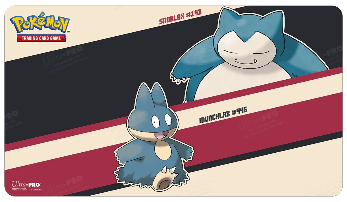 Pokemon Snorlax & Munchlax Playmat