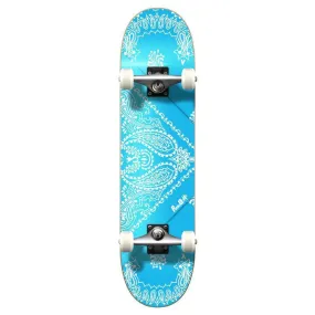 Punked Graphic Complete Skateboard - Bandana SkyBlue