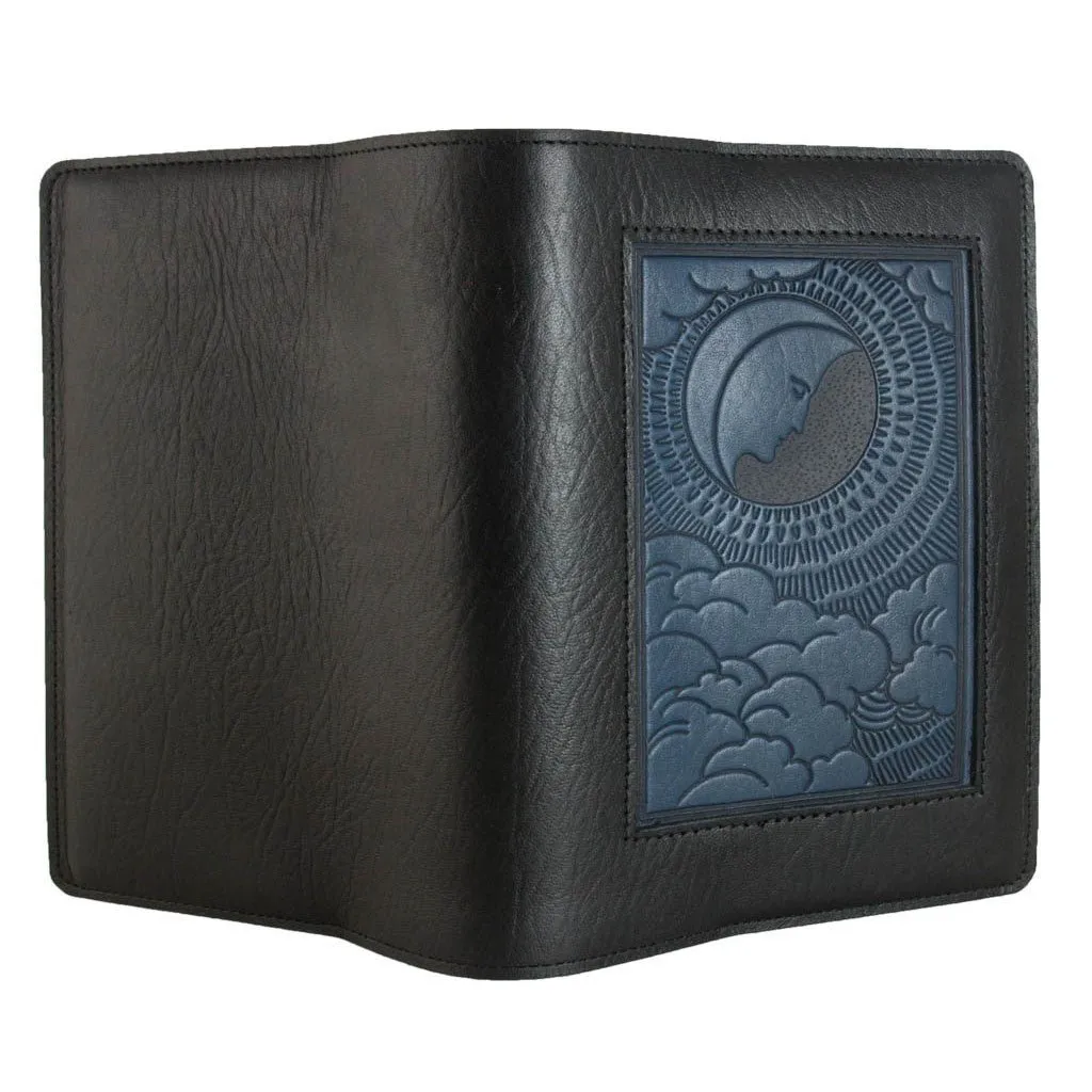 Refillable Leather Icon Journal, Moon