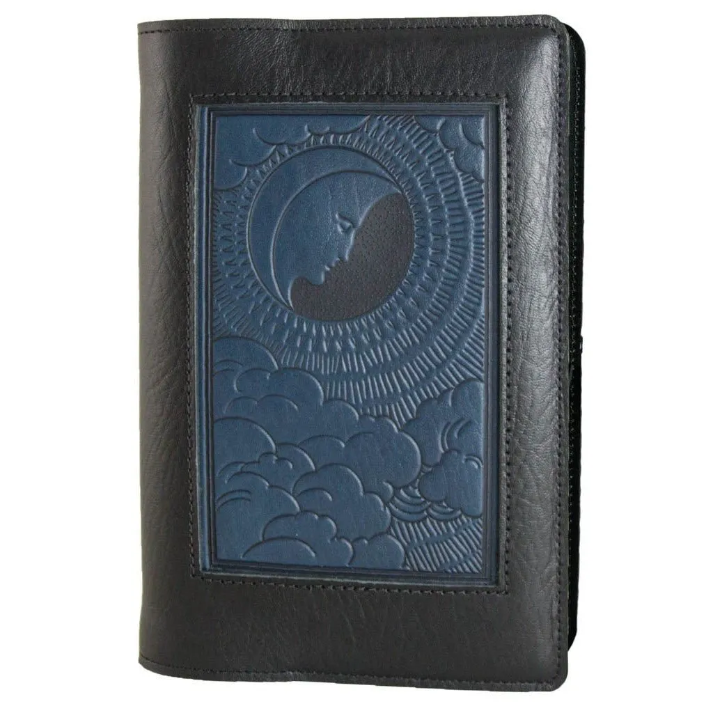 Refillable Leather Icon Journal, Moon