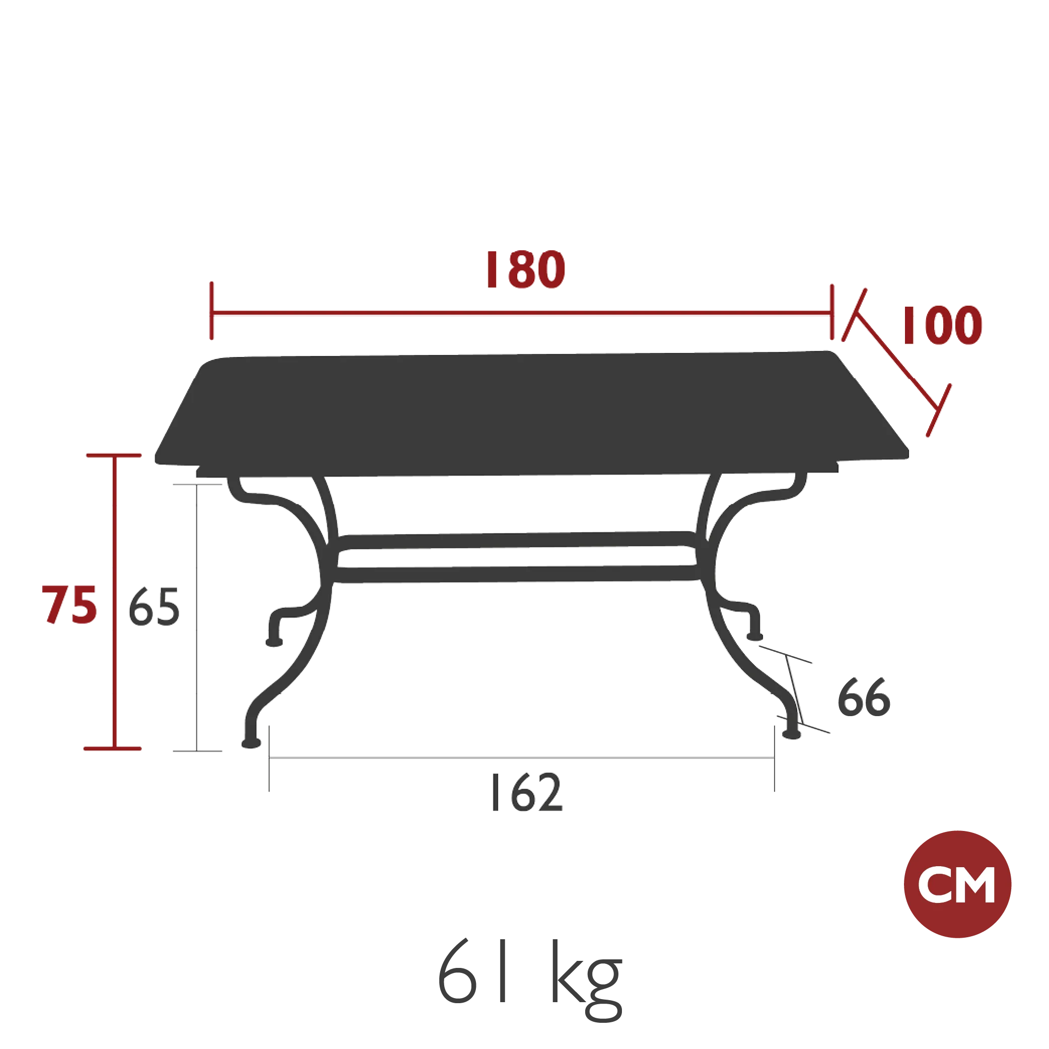 Romane Rectangular Table