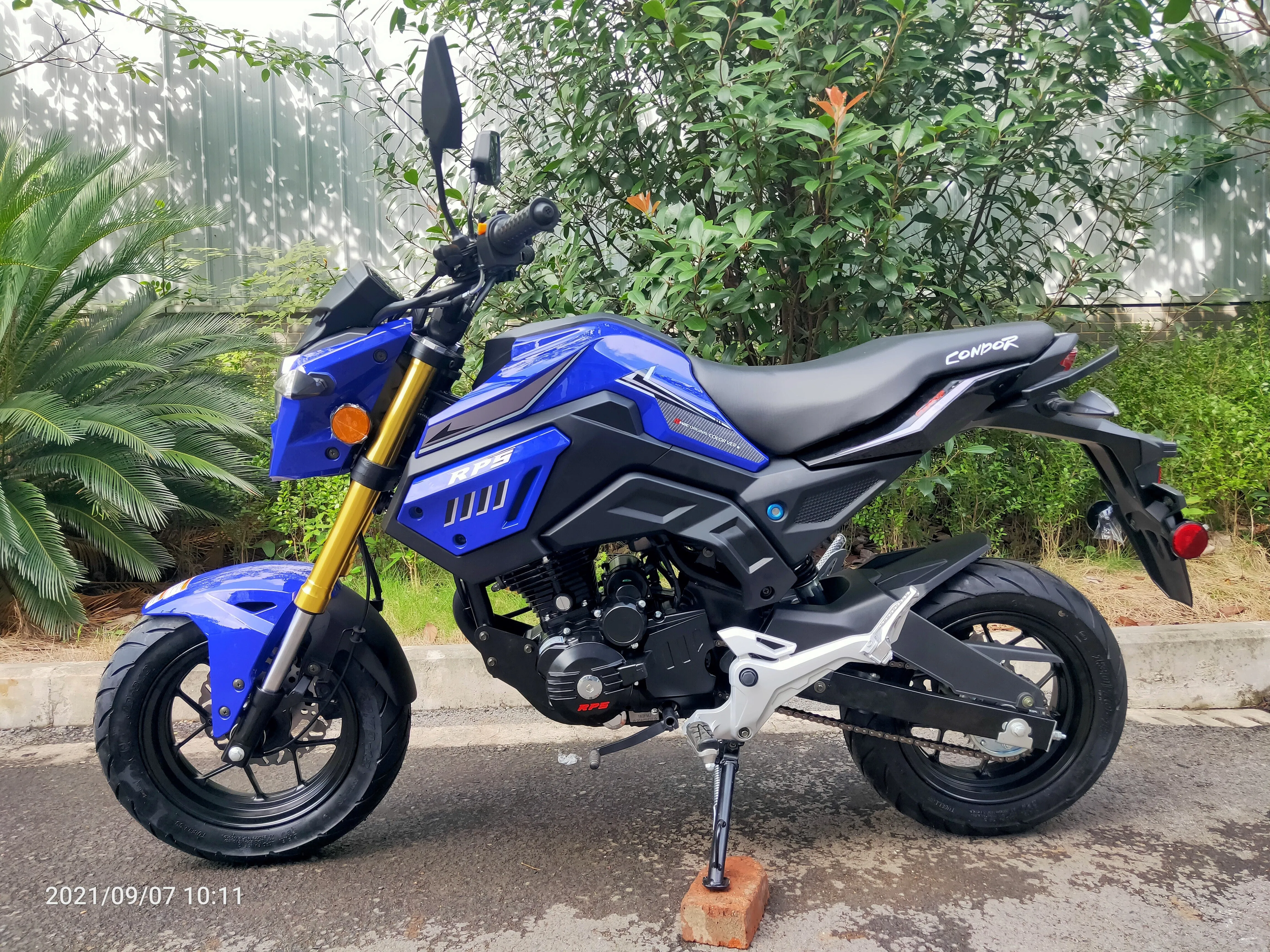 RPS CONDOR Sports Bike 150cc, 5 Speed Manual Trans 31 Inch Seat height, the most powerful GROM tribute on the market