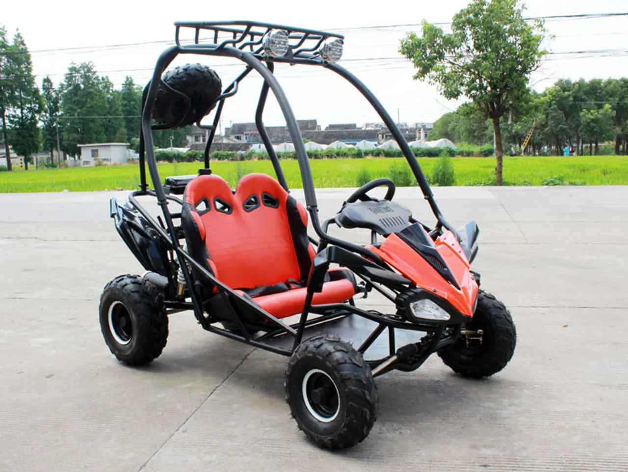 RPS Pecker 125, Mid Size Youth 125cc off road go cart, Adjustable seat, Automatic with reverse, Spare tire