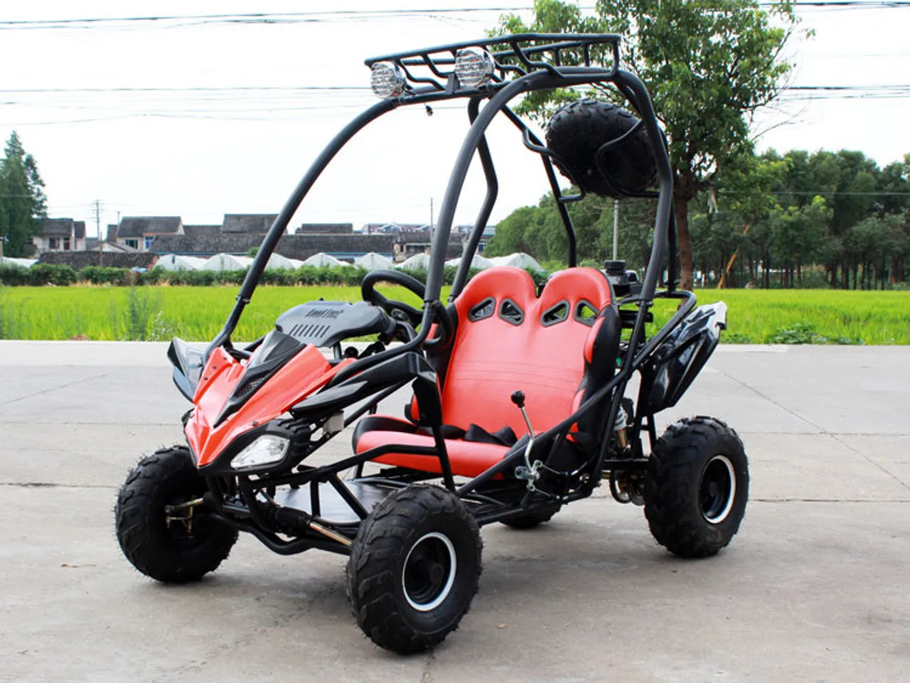 RPS Pecker 125, Mid Size Youth 125cc off road go cart, Adjustable seat, Automatic with reverse, Spare tire