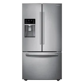 Samsung - 22.5 Cu. Ft. French Door Counter Depth Refrigerator - Stainless steel