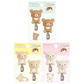 San-X Rilakkuma Hair Clips Set