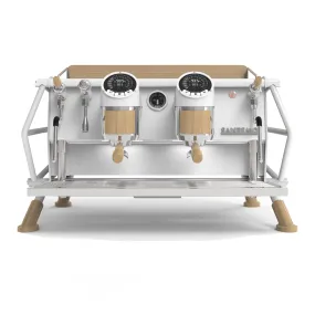 Sanremo Café Racer 2 Group Volumetric Espresso Machine - White Wood