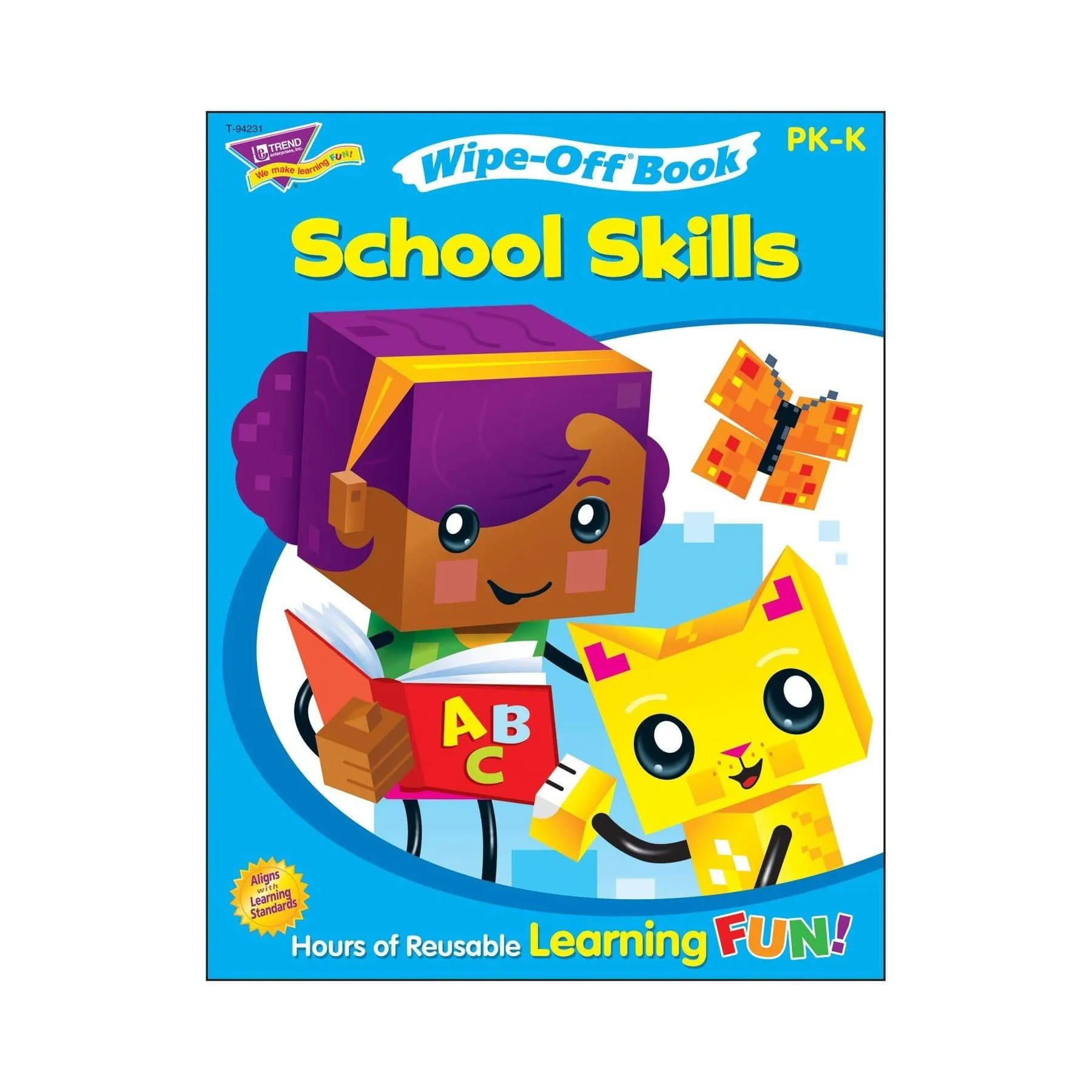 School Skills Wipe-Off Book