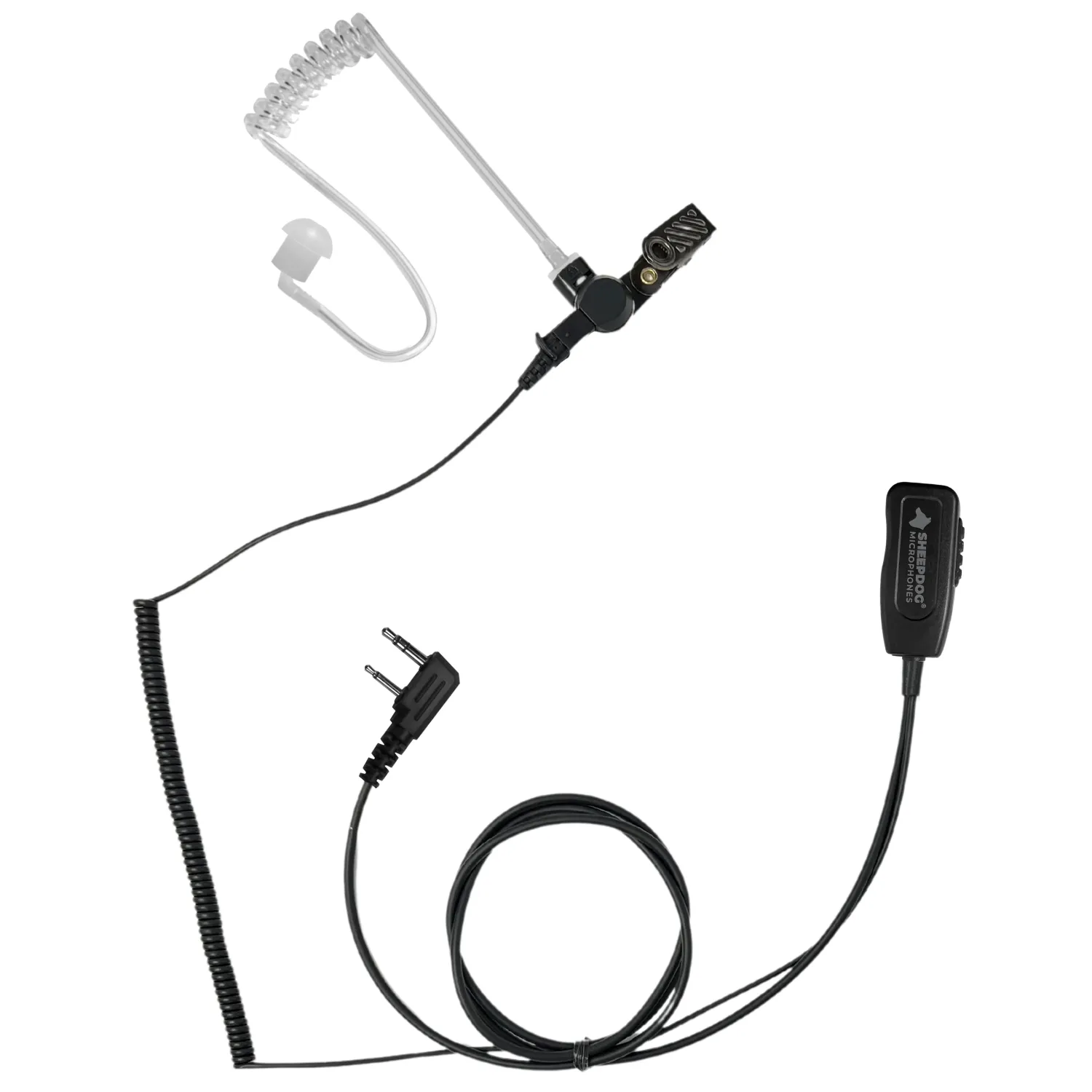 Sheepdog Alpha Lapel Microphone, Kenwood 2-Pin