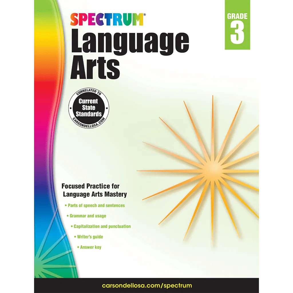 Spectrum Language Arts Grade 3