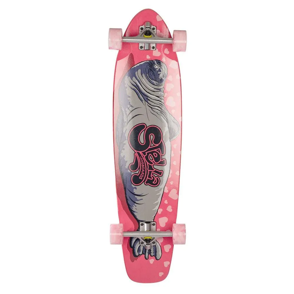 Stella Cute Sexy Sea Lion 38” Kicktail Longboard