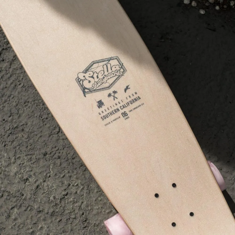 Stella Cute Sexy Sea Lion 38” Kicktail Longboard