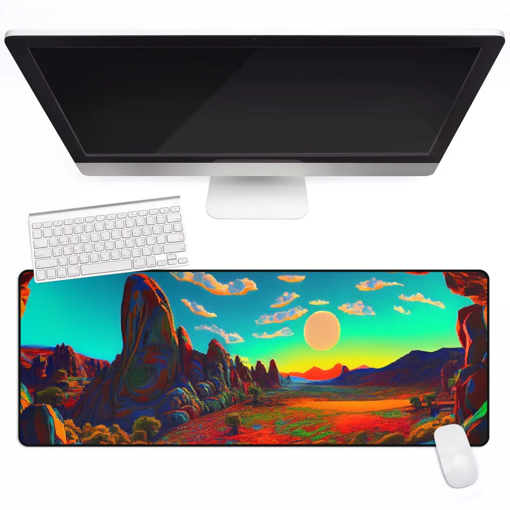 SUNSET MOUSE MAT | ACIDMATH AI