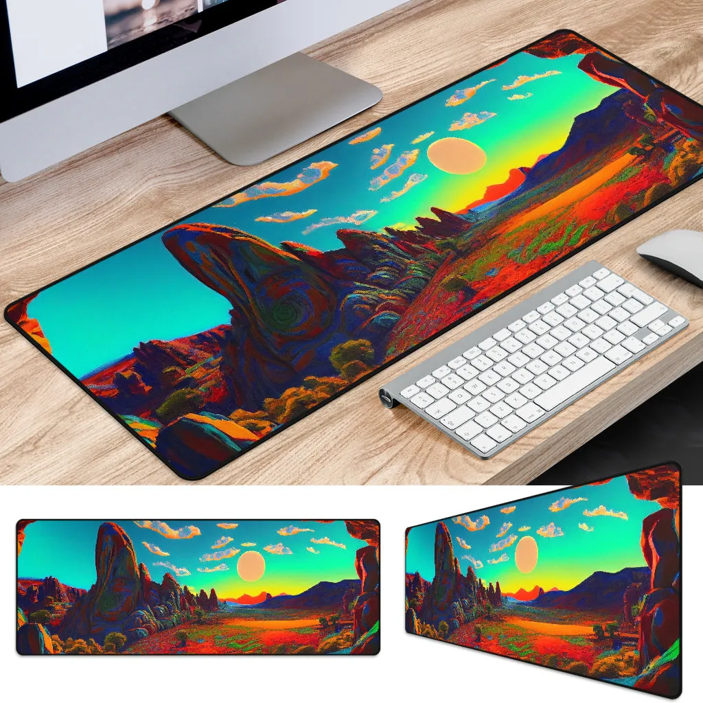 SUNSET MOUSE MAT | ACIDMATH AI