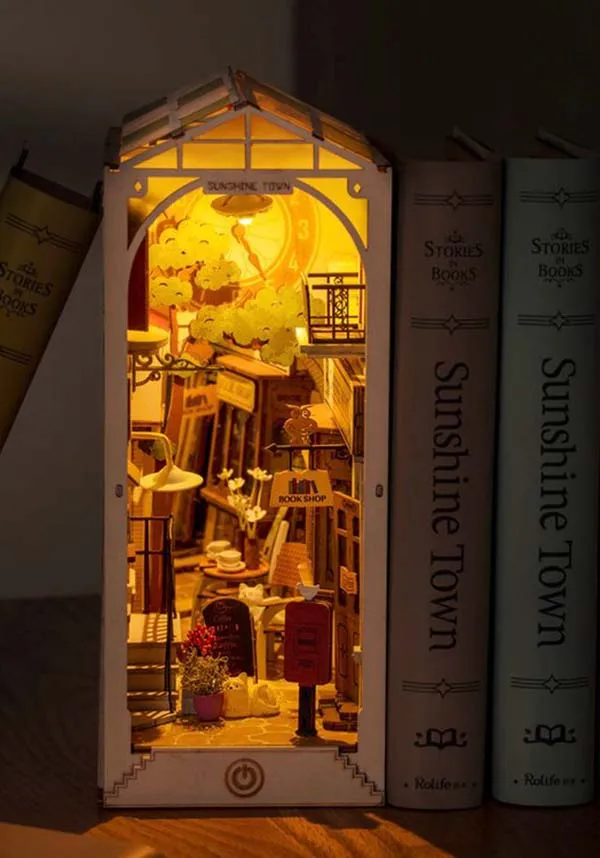 Sunshine Town | 3D DIY MINIATURE HOUSE BOOK NOOK*