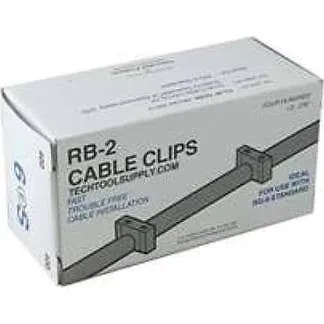 TELECRAFTER 06ES Cable Clip / STAPLE For Single RG 6 Cable 400ea Black