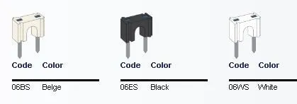 TELECRAFTER 06ES Cable Clip / STAPLE For Single RG 6 Cable 400ea Black