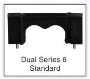 Telecrafter TP-66ES Cable Clip / Staple For Dual RG 6 Cable 400ea  Black