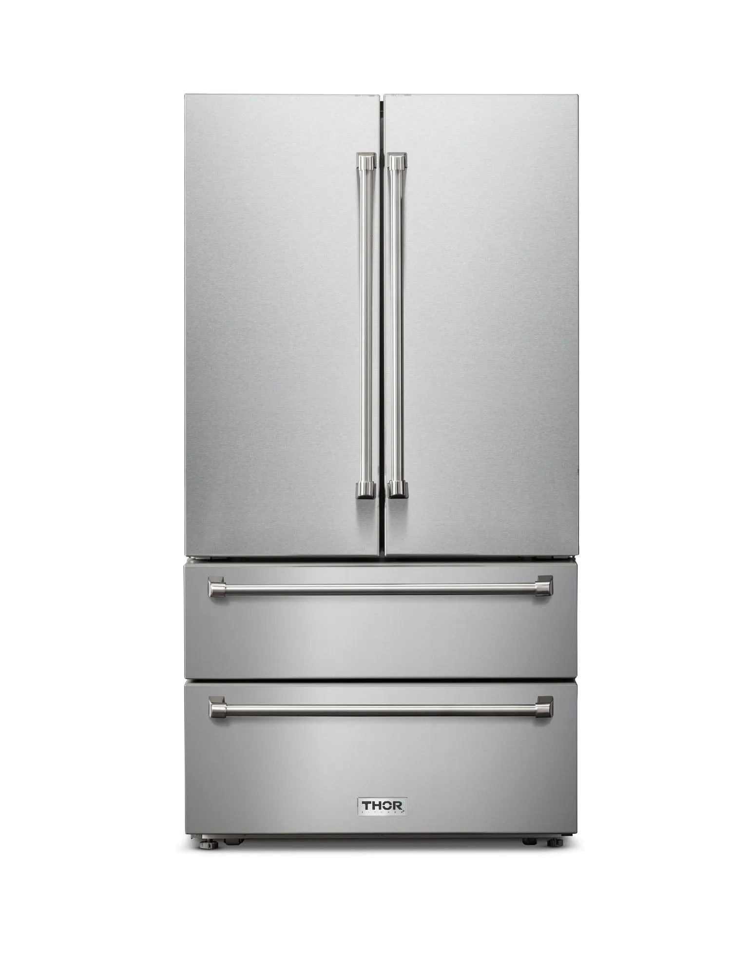 Thor Kitchen 36" French Door 22.5 Cu.Ft Freestanding With Ice Maker Refrigerator TRF3602