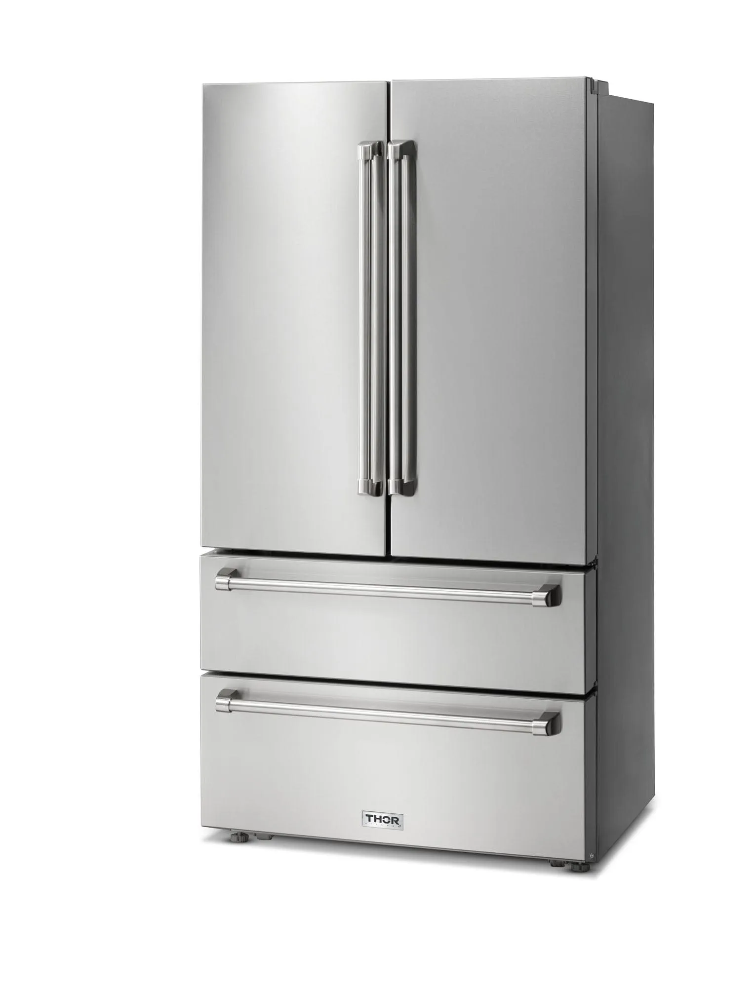 Thor Kitchen 36" French Door 22.5 Cu.Ft Freestanding With Ice Maker Refrigerator TRF3602