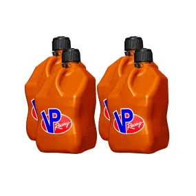 VP Racing Motorsports Container - Square - 5.5 Gallon - Orange (Case of 4)