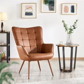 Yaheetech Accent Chair with Tapered Legs