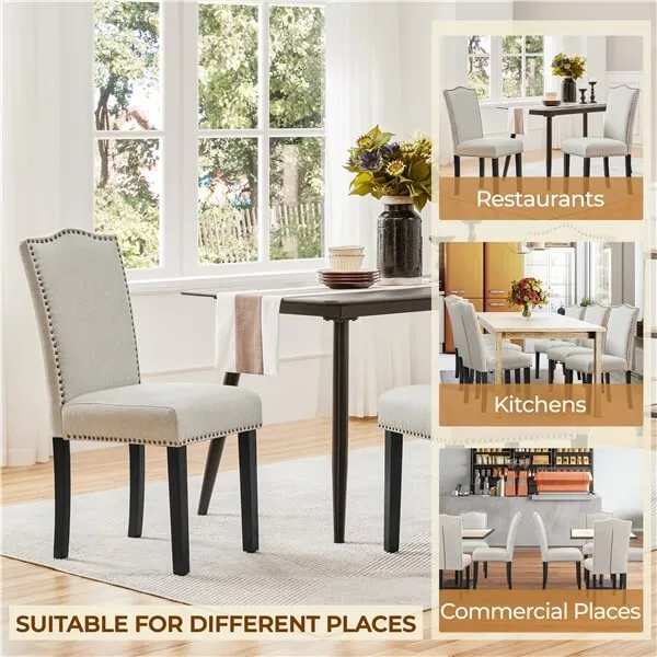 Yaheetech Dining Chairs Set of 2 Dining Room Chairs