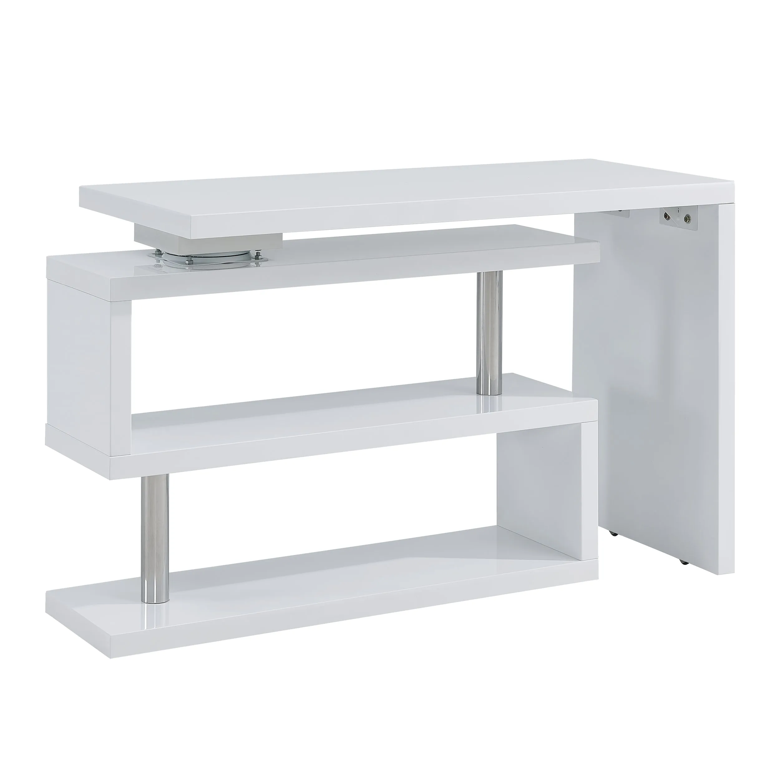 Yates Multifunctional Corner/L Desk w/ Shelves